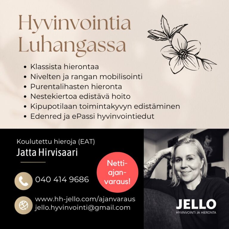 Hyvinvointi ja hieronta Jello